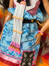 Load image into Gallery viewer, 11.25” Doll in daily wear ribbon skirt