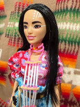 Load image into Gallery viewer, 11.5” Doll in daily wear ribbon skirt