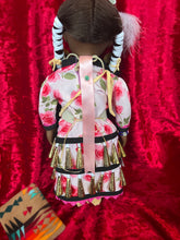 Load image into Gallery viewer, 18 inch doll with jingle dress