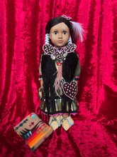 Load image into Gallery viewer, 18 inch doll with Jingle Dress
