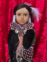 Load image into Gallery viewer, 18 inch doll with Jingle Dress
