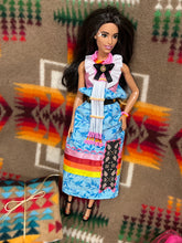 Load image into Gallery viewer, 11.25” Doll in daily wear ribbon skirt
